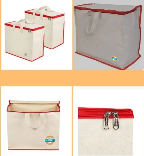 Printed Loop Handle Canvas Thela Canvas Bag