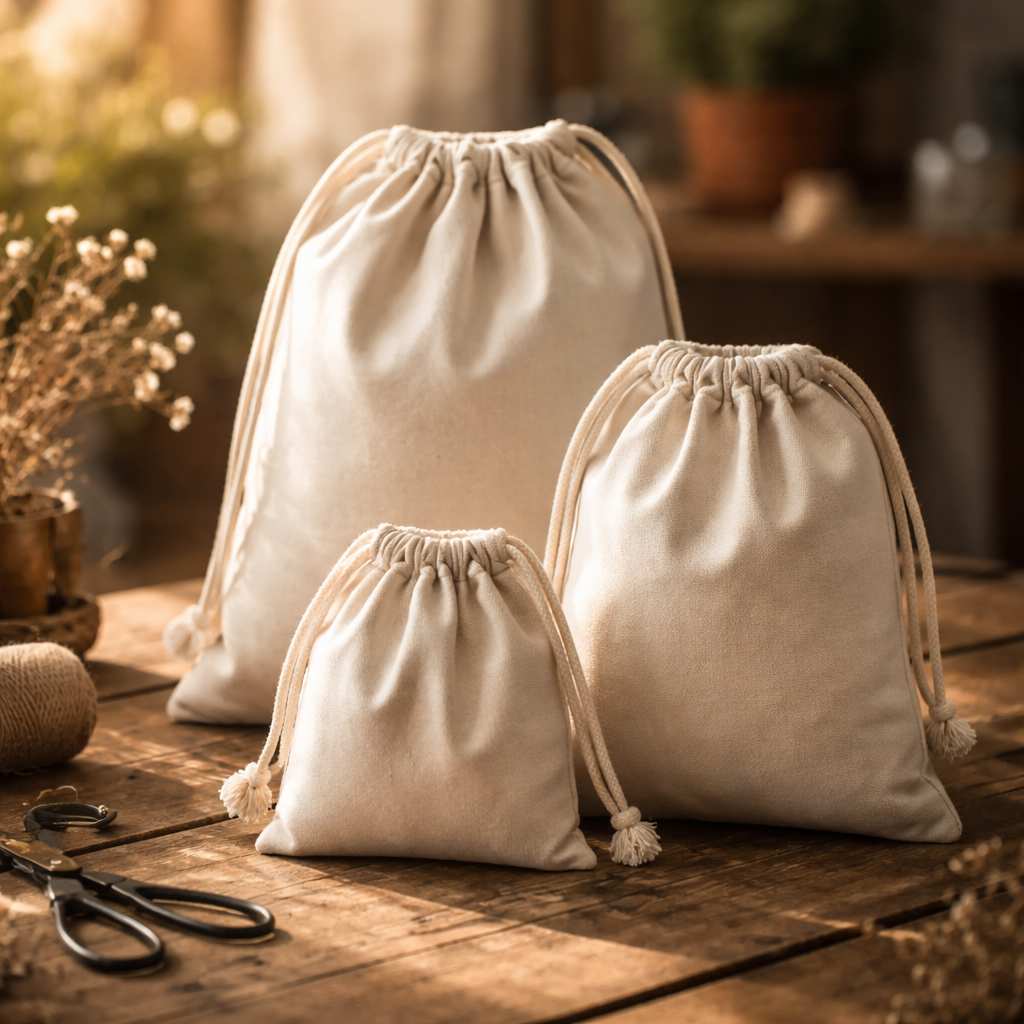 Cotton Drawstring Bags