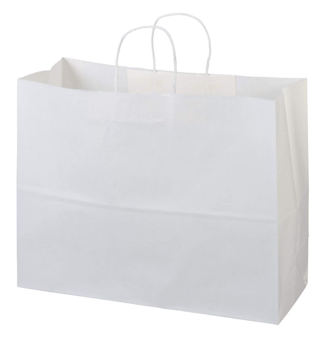 16W x 13H x 4G Recycled White Kraft Paper Bags